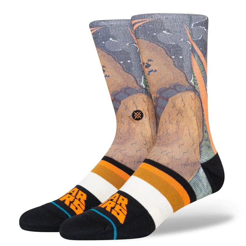 STANCE CHEWIE BY JAZ POLY CREW SOCKS GREEN