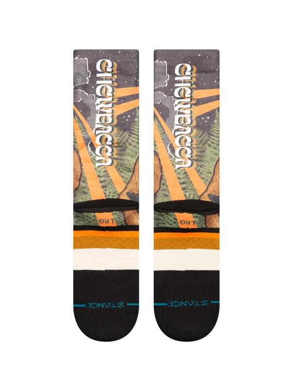 STANCE CHEWIE BY JAZ POLY CREW SOCKS GREEN