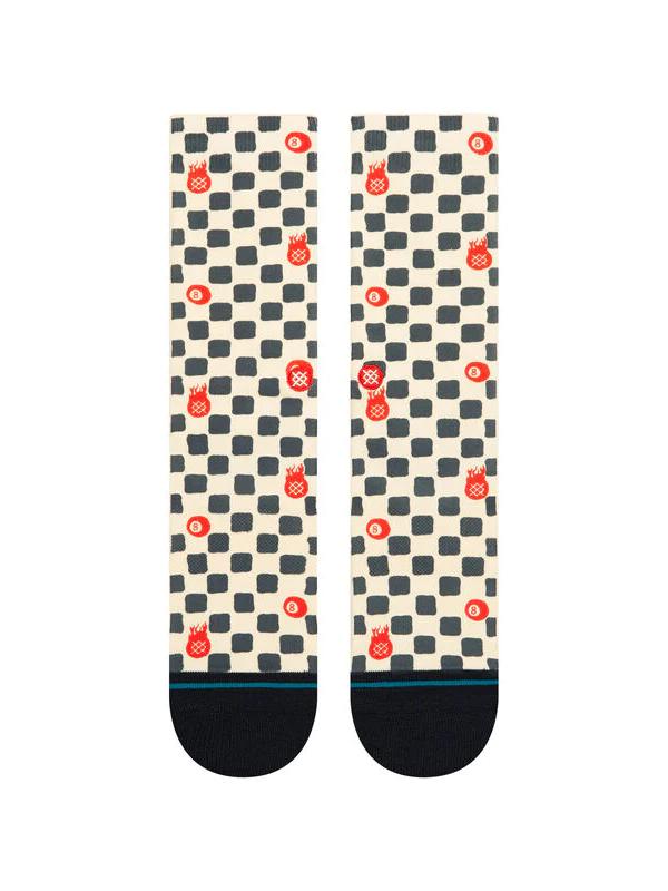 STANCE LUCKY UNLUCKY CREW SOCKS OFF WHITE