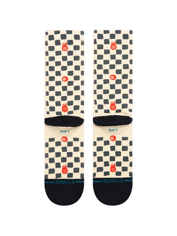 STANCE LUCKY UNLUCKY CREW SOCKS OFF WHITE