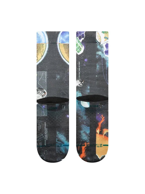 STANCE M485A POLY CREW SOCKS MULTI