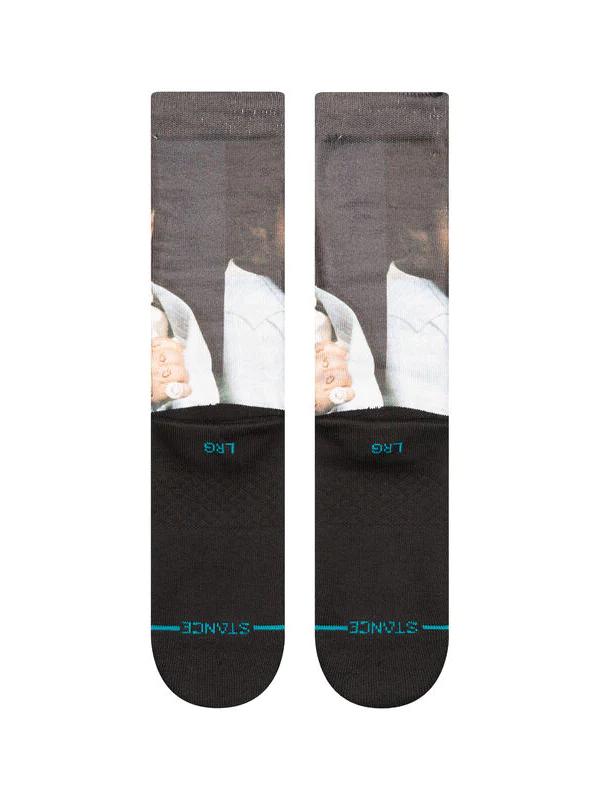 STANCE MISTER CARTER POLY CREW SOCKS BLACK