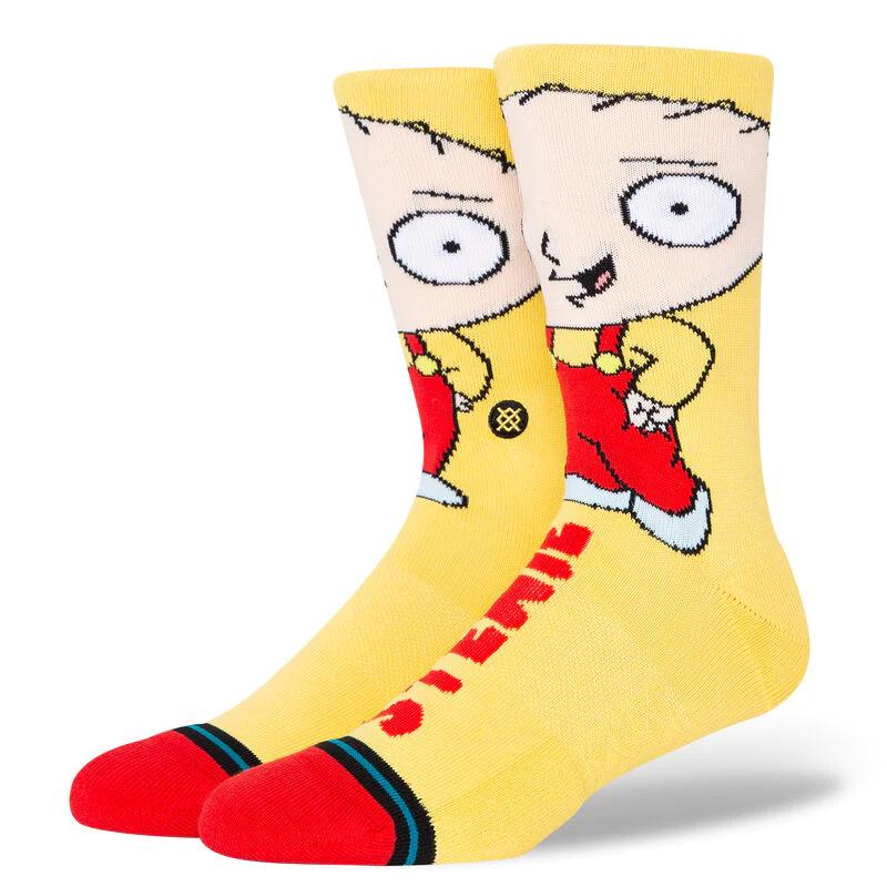 STANCE STEWIE CREW SOCKS YELLOW