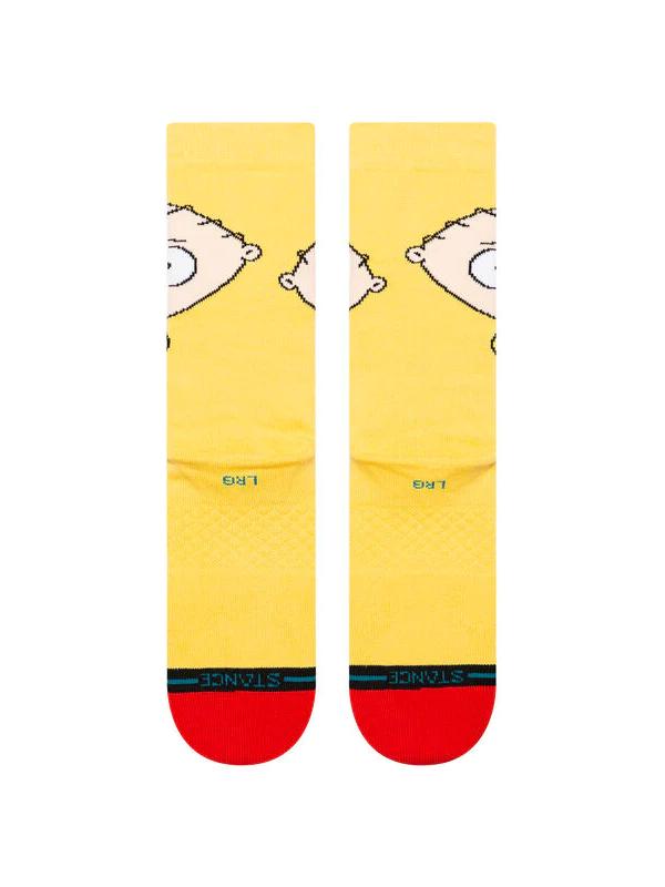 STANCE STEWIE CREW SOCKS YELLOW