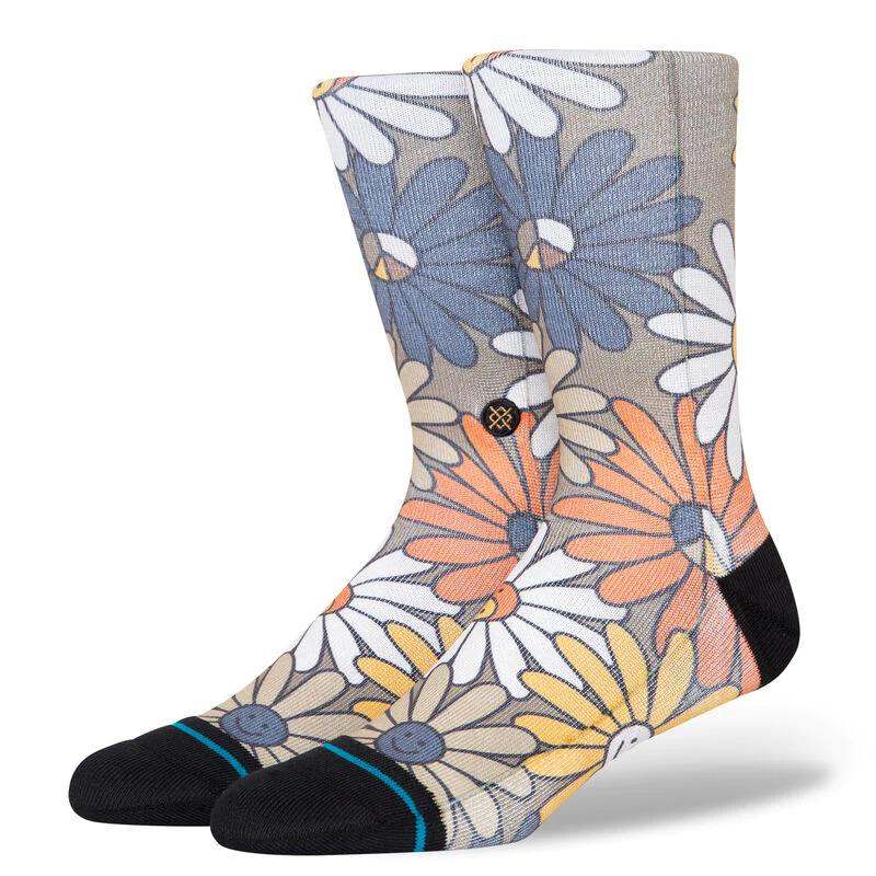 STANCE TRIPPY FIELDS POLY CREW SOCKS MULTI