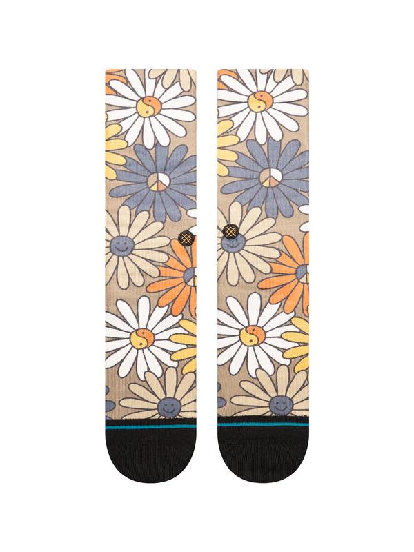 STANCE TRIPPY FIELDS POLY CREW SOCKS MULTI