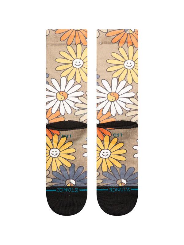 STANCE TRIPPY FIELDS POLY CREW SOCKS MULTI