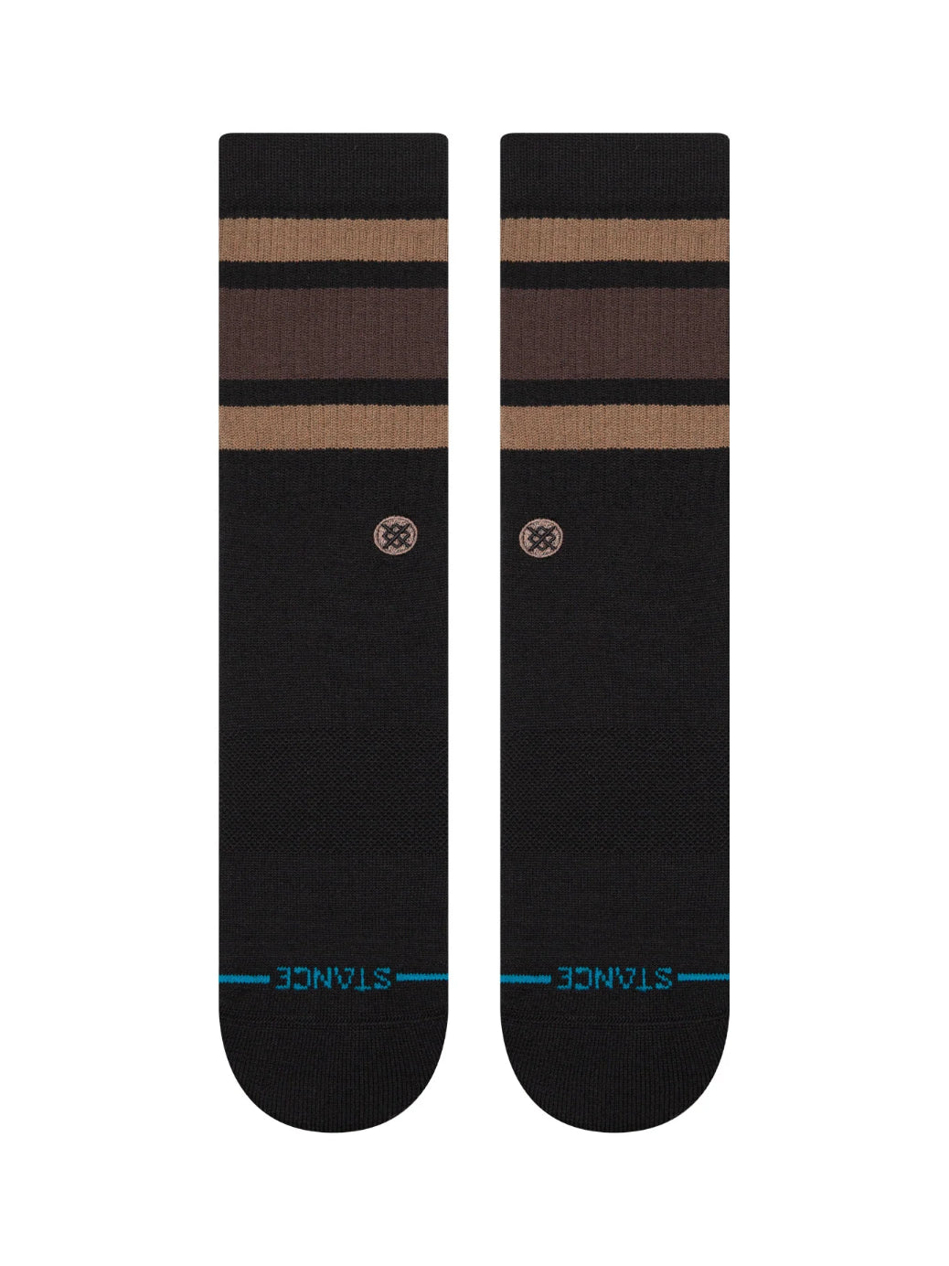 STANCE BOYD CREW SOCKS BROWN2