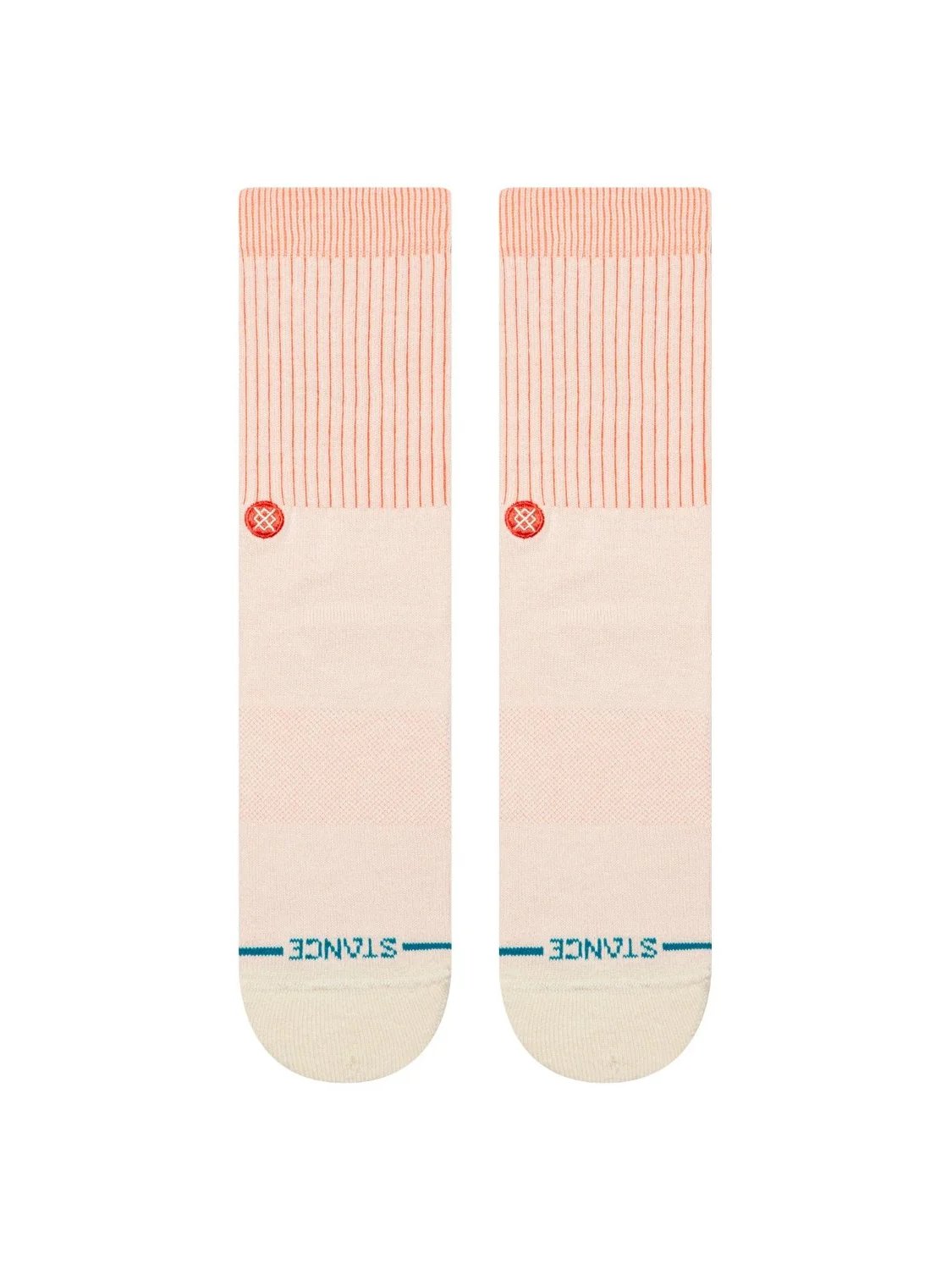 STANCE ICON POP CREW CORAL