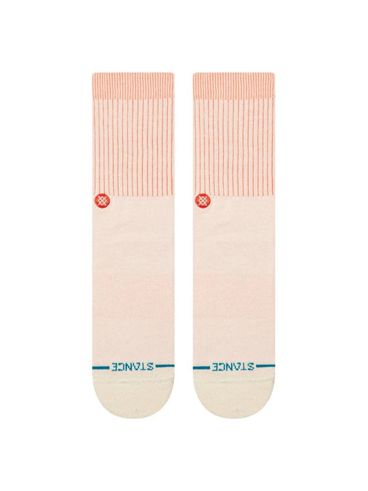 STANCE ICON POP CREW CORAL