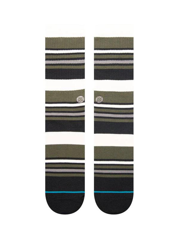 STANCE MOSSY CREW SOCKS DARK GREEN