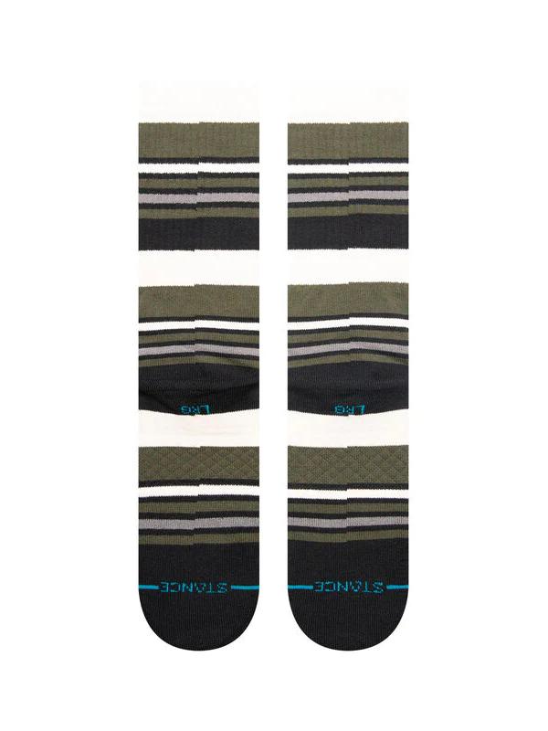 STANCE MOSSY CREW SOCKS DARK GREEN