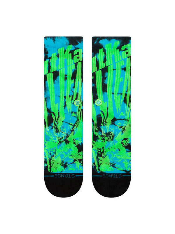 OUTKAST X STANCE ATLIENS CREW SOCKS BLACK