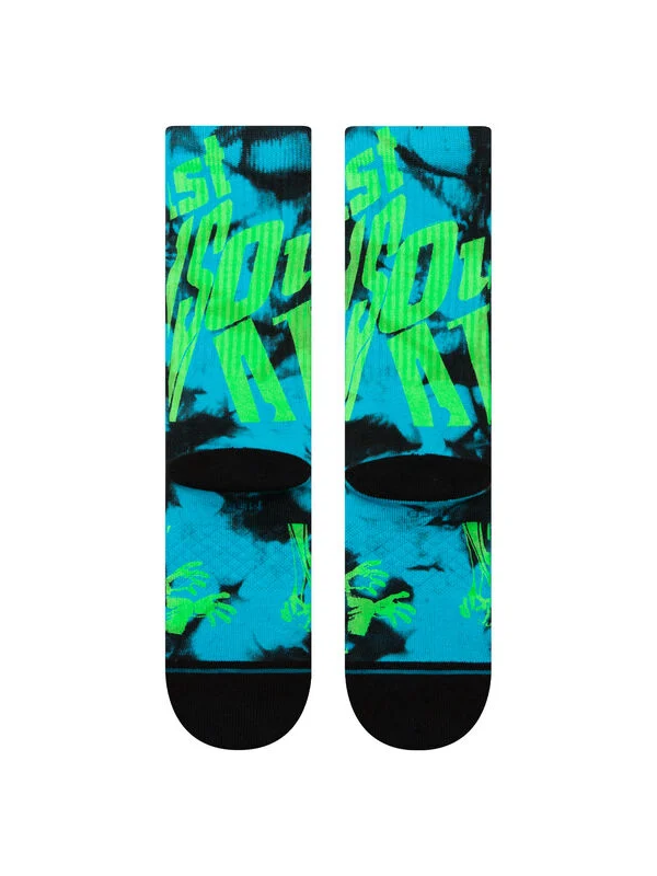 OUTKAST X STANCE ATLIENS CREW SOCKS BLACK