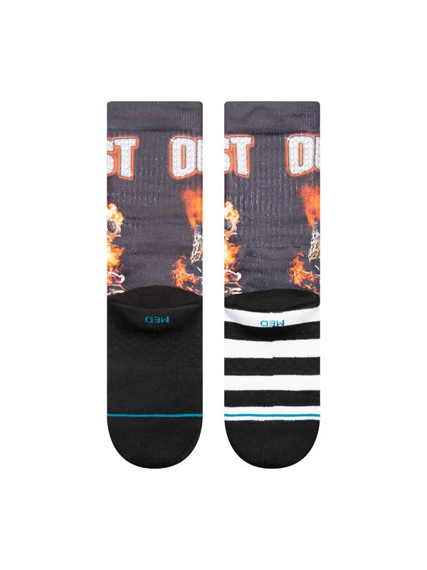 STANCE STANKONIA POLY CREW SOCKS BLACK