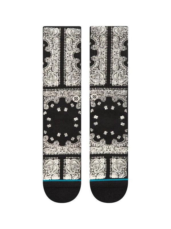 STANCE LONESOME TOWN CREW SOCKS BLACK