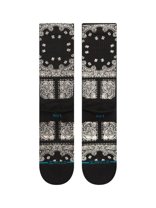 STANCE LONESOME TOWN CREW SOCKS BLACK