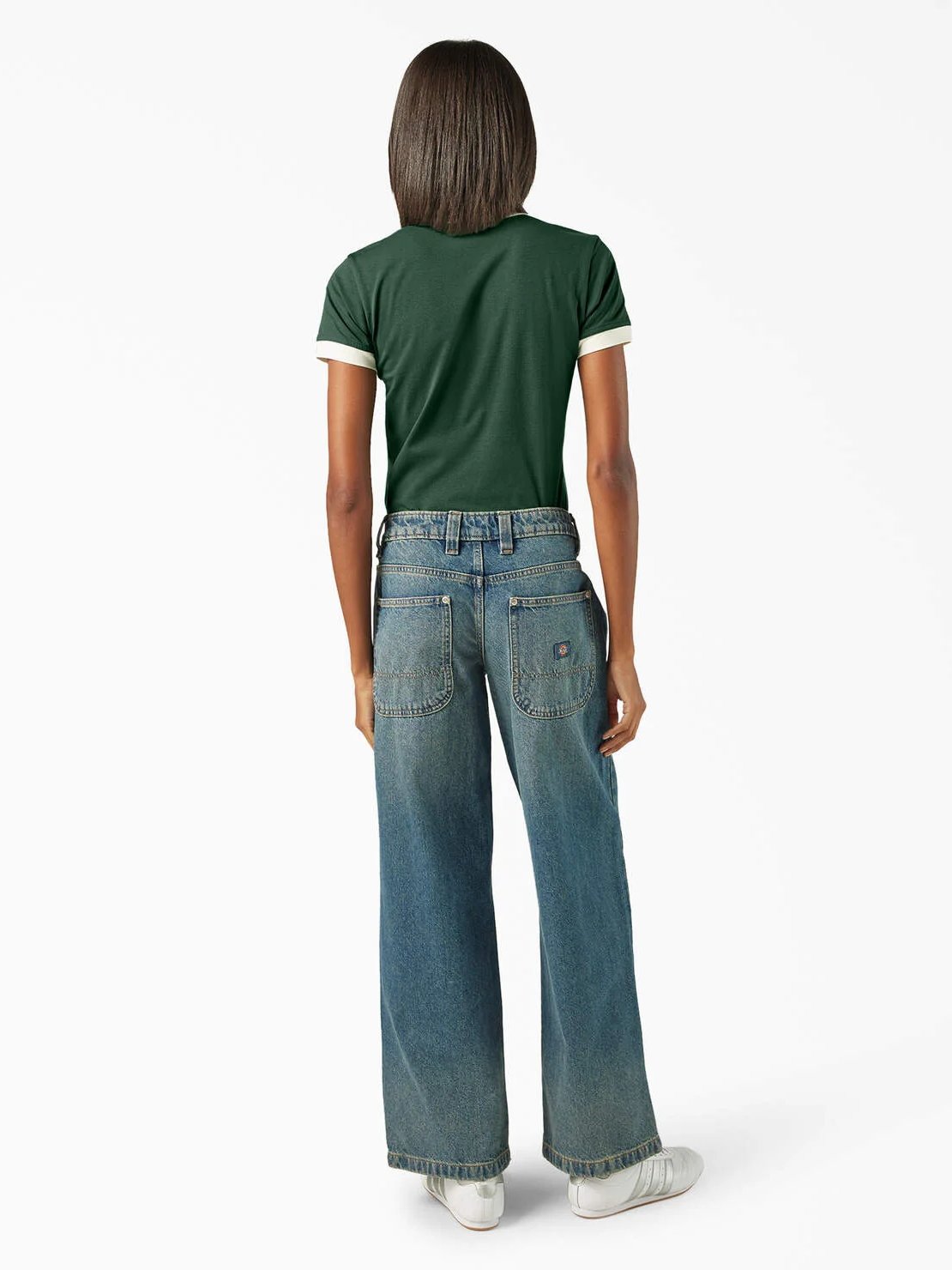 DICKIES MECHANIC LOOSE FIT JEAN KHAKI TINTED BLUE
