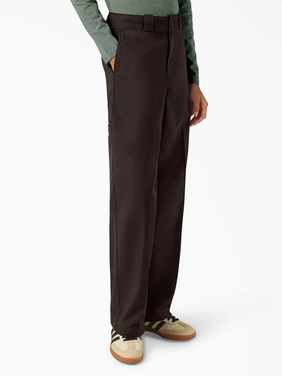 DICKIES 247 LOOSE FIT WORK PANT DARK BROWN