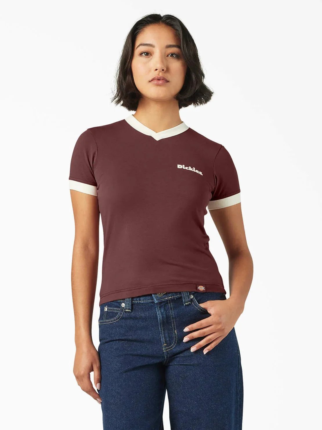 DICKIES SLAYDEN RINGER TEE ANDORRA
