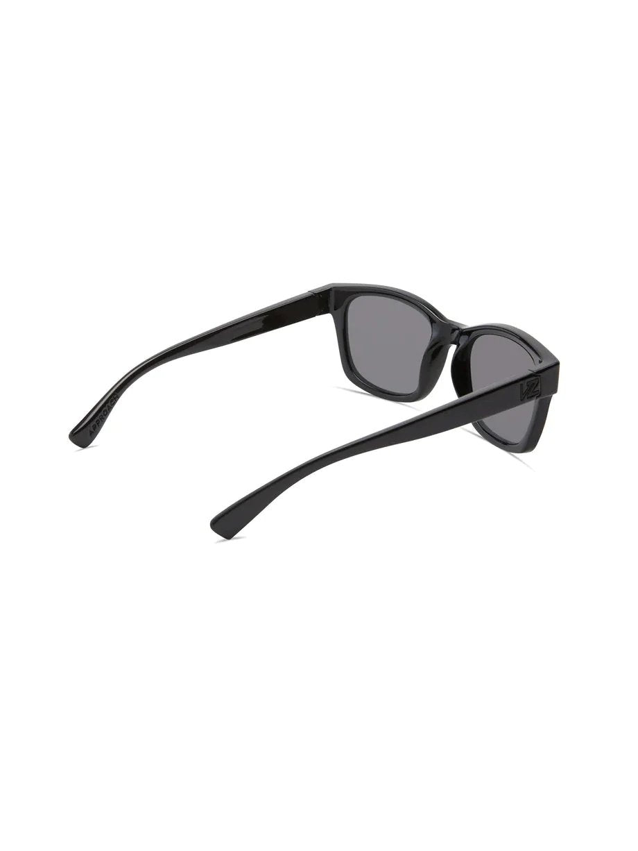 VON ZIPPER APPROACH SUNGLASSES BLACK GLOSS GREY DETAIL