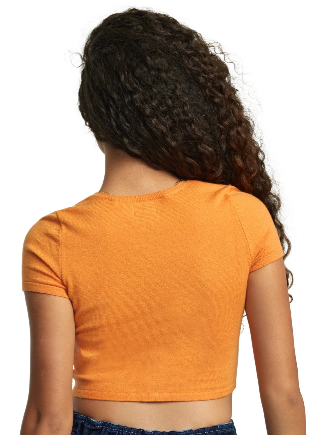RVCA DECADES SWEATER TANGERINE