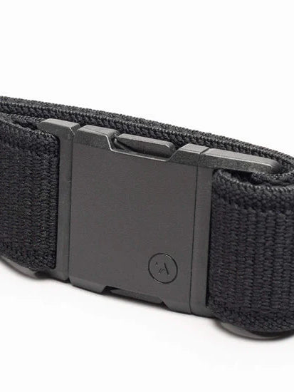 ATLAS SLIM STRETCH BELT BLACK