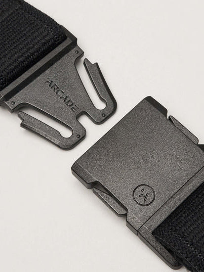 ATLAS SLIM STRETCH BELT BLACK