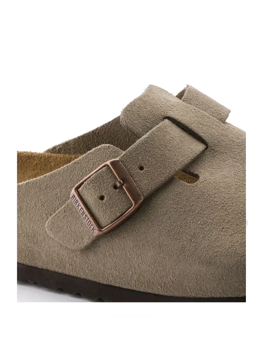 BIRKENSTOCK BOSTON SFB SUEDE LEATHER TAUPE
