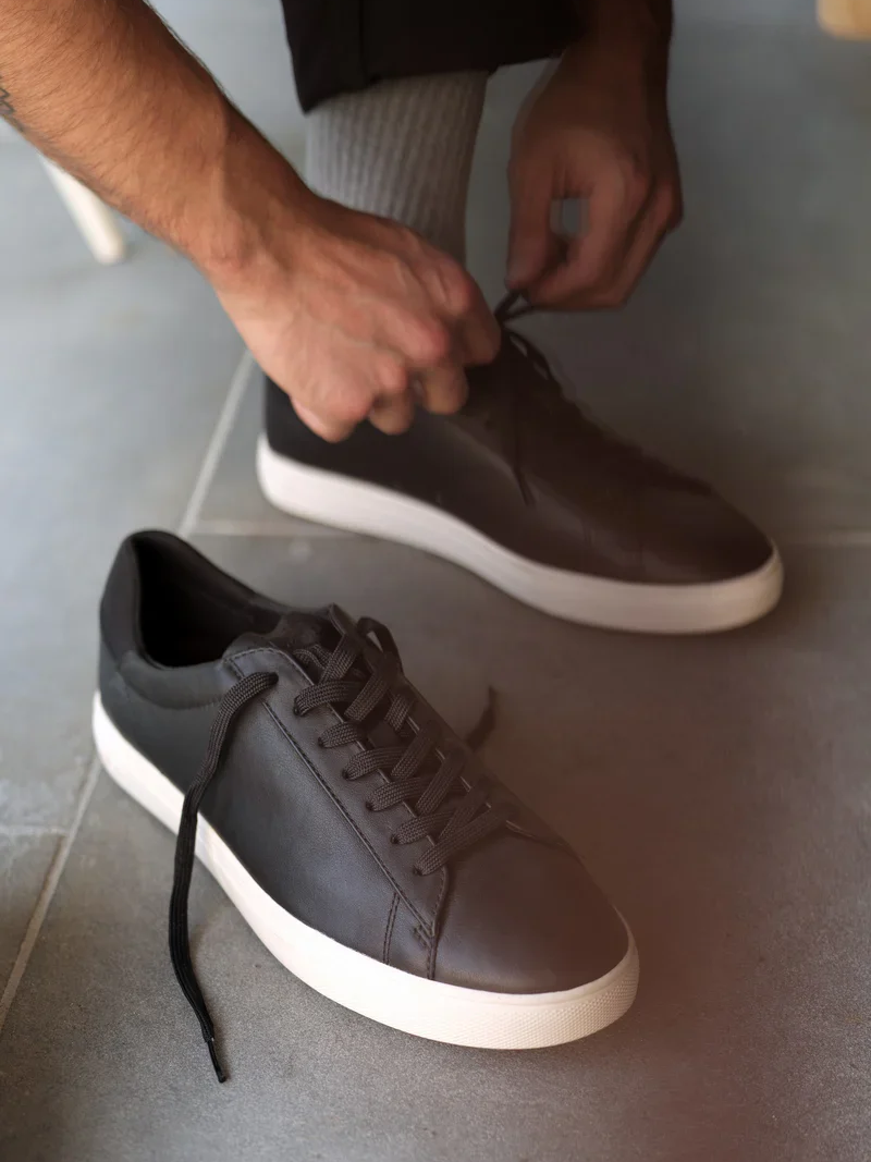 CLAE BRADLEY ESSENTIALS BLACK MILLED LEATHER