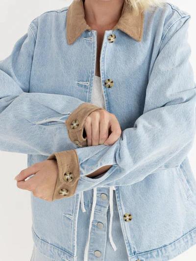 RHYTHM JESSIE JACKET WASHED BLUE