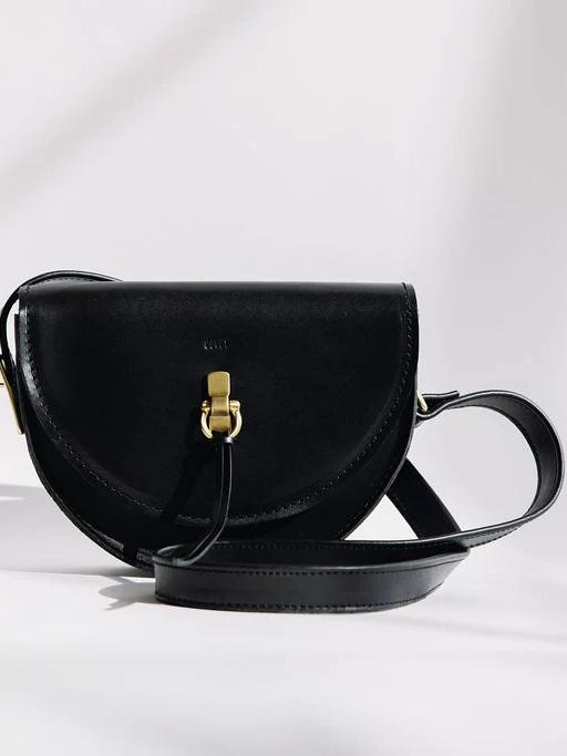 COVET CHEYENNE SADDLE BAG BLACK