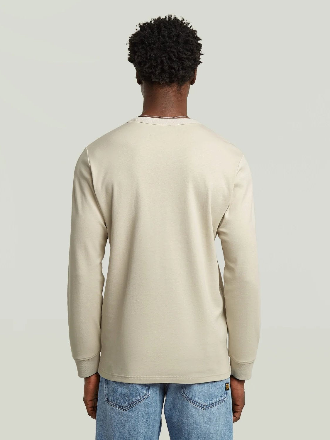 G-STAR NIFOUS R T L/S WHITEBAIT