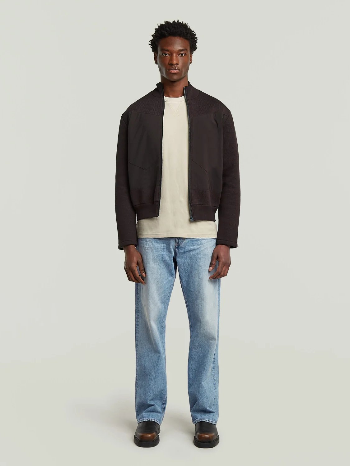 G-STAR NIFOUS R T L/S WHITEBAIT