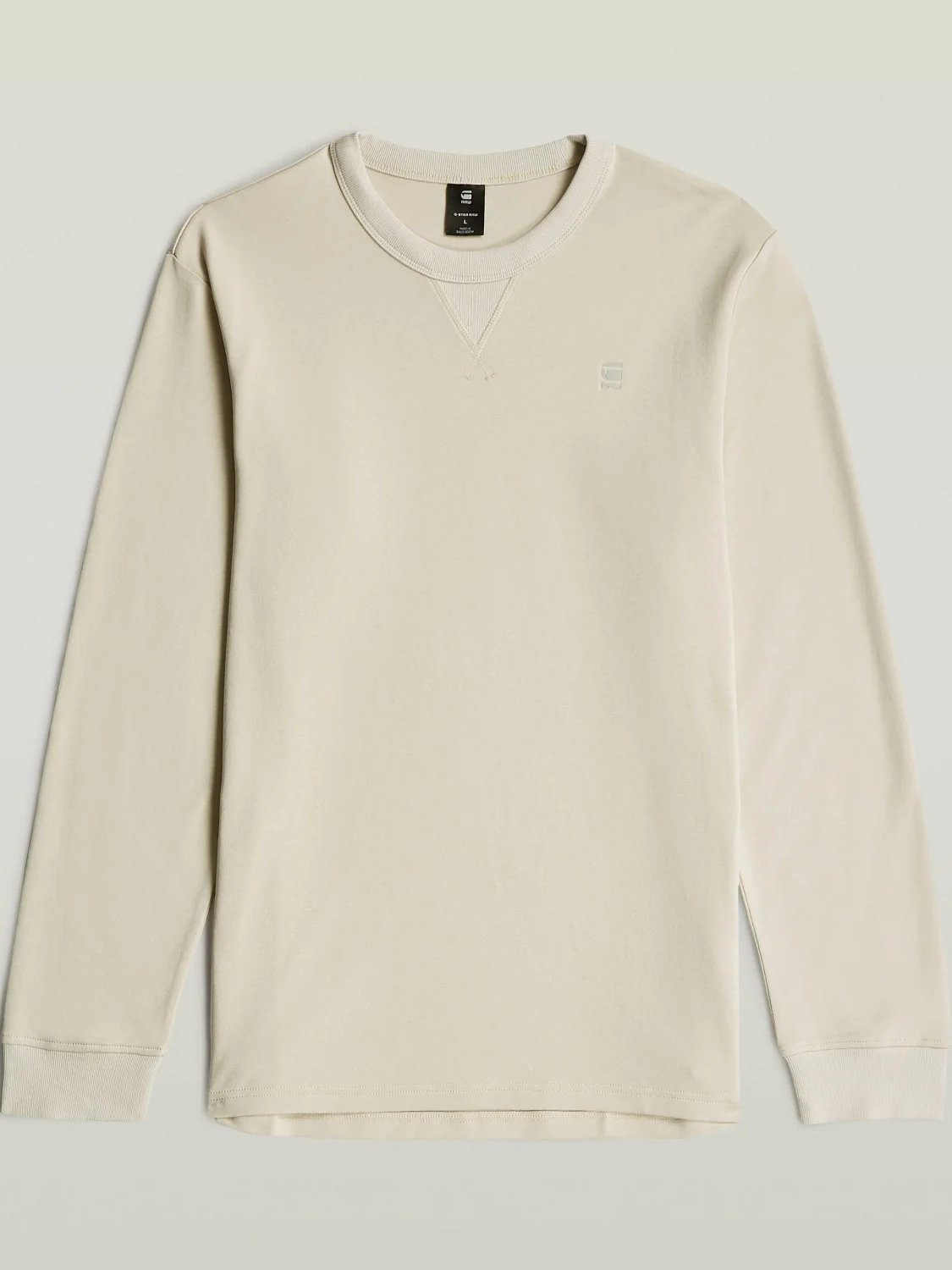 G-STAR NIFOUS R T L/S WHITEBAIT