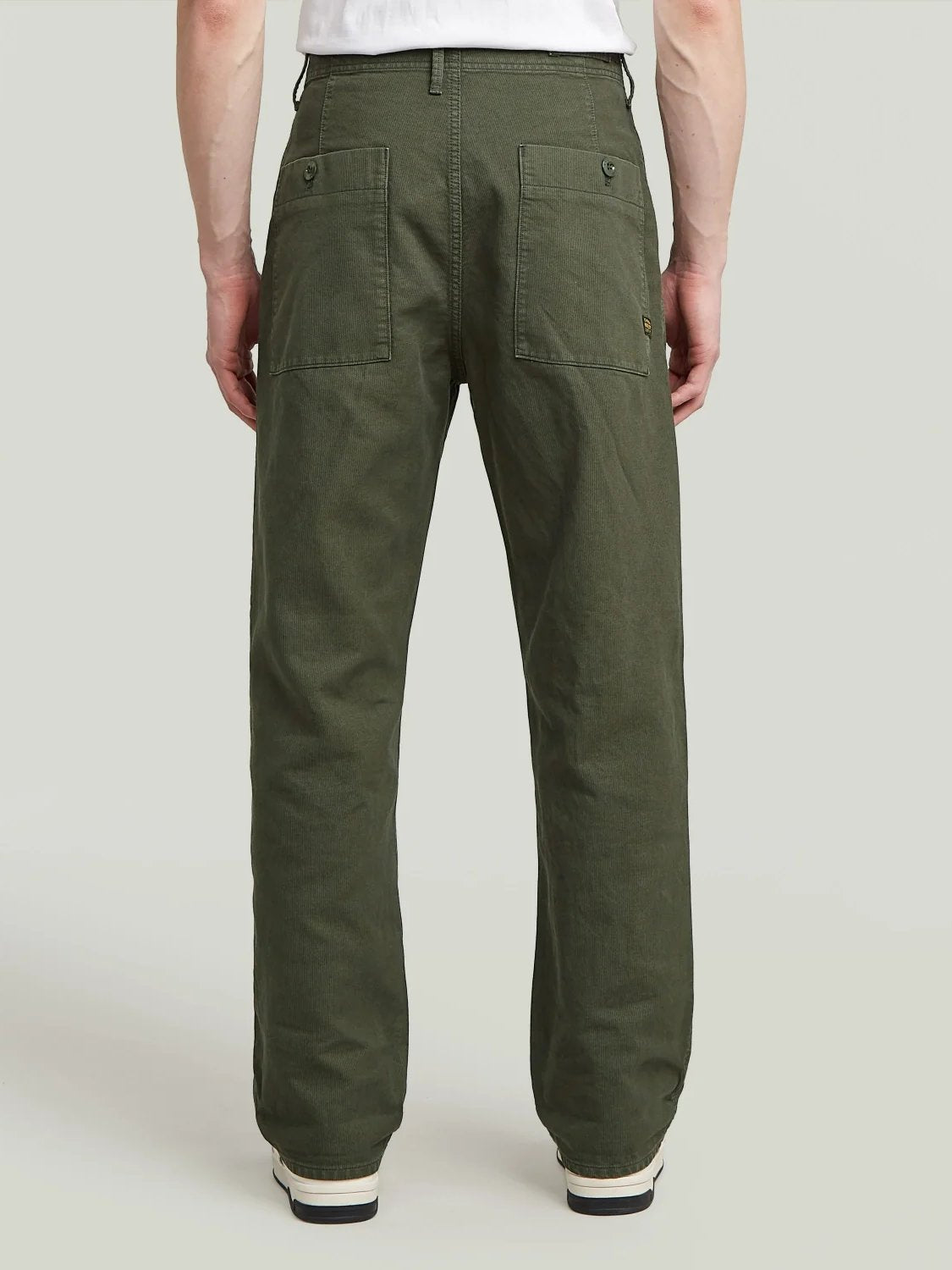 G-STAR PLEATED CHINO RELAXED ASFALT GD