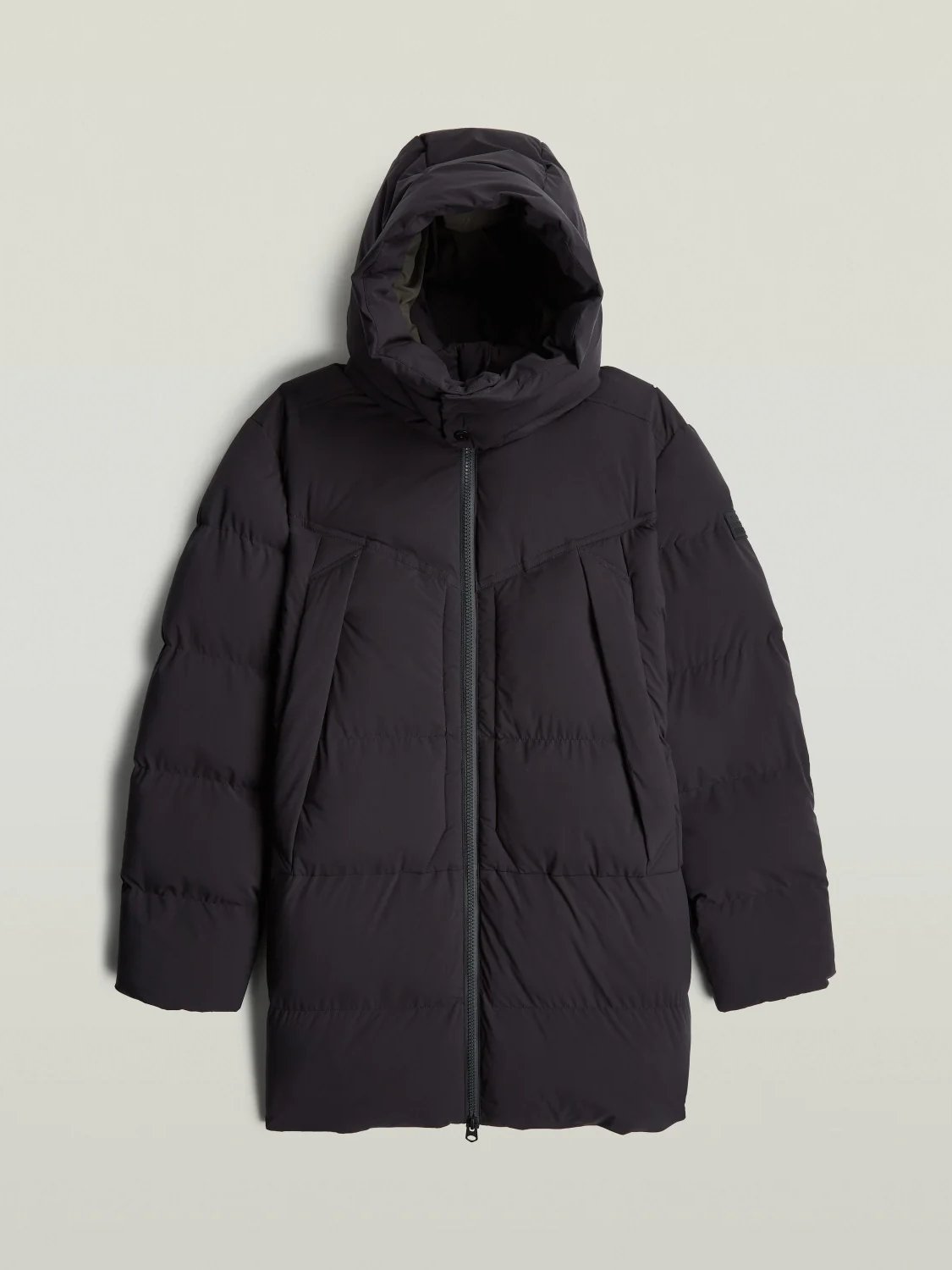 GSTAR G-WHISTLER PADDED HOODED PARKA 2.0 DK BLACK