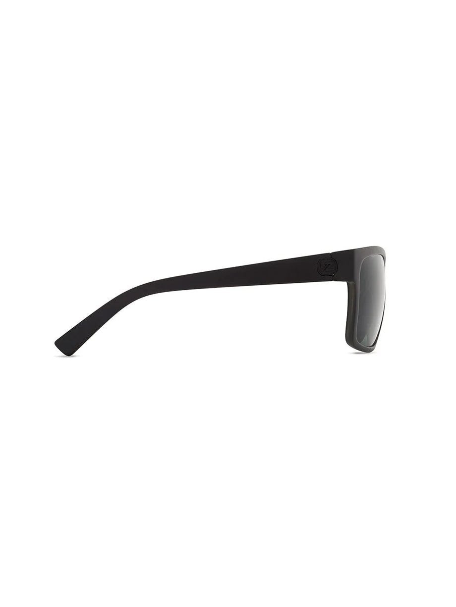 VON ZIPPER DIPSTICK SUNGLASSES BLACK SATIN GREY SIDE