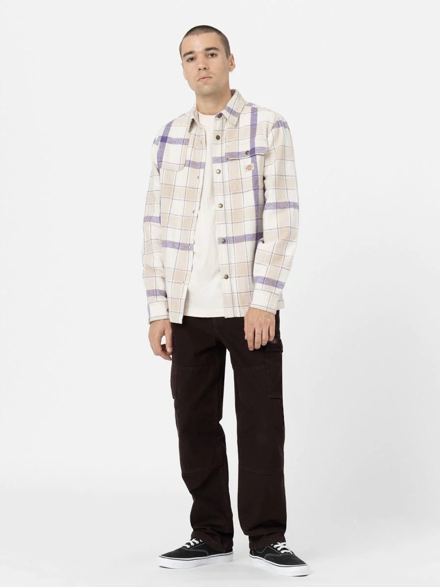 DICKIES NIMMONS PLAID SHIRT CHECK LIGHT BASE