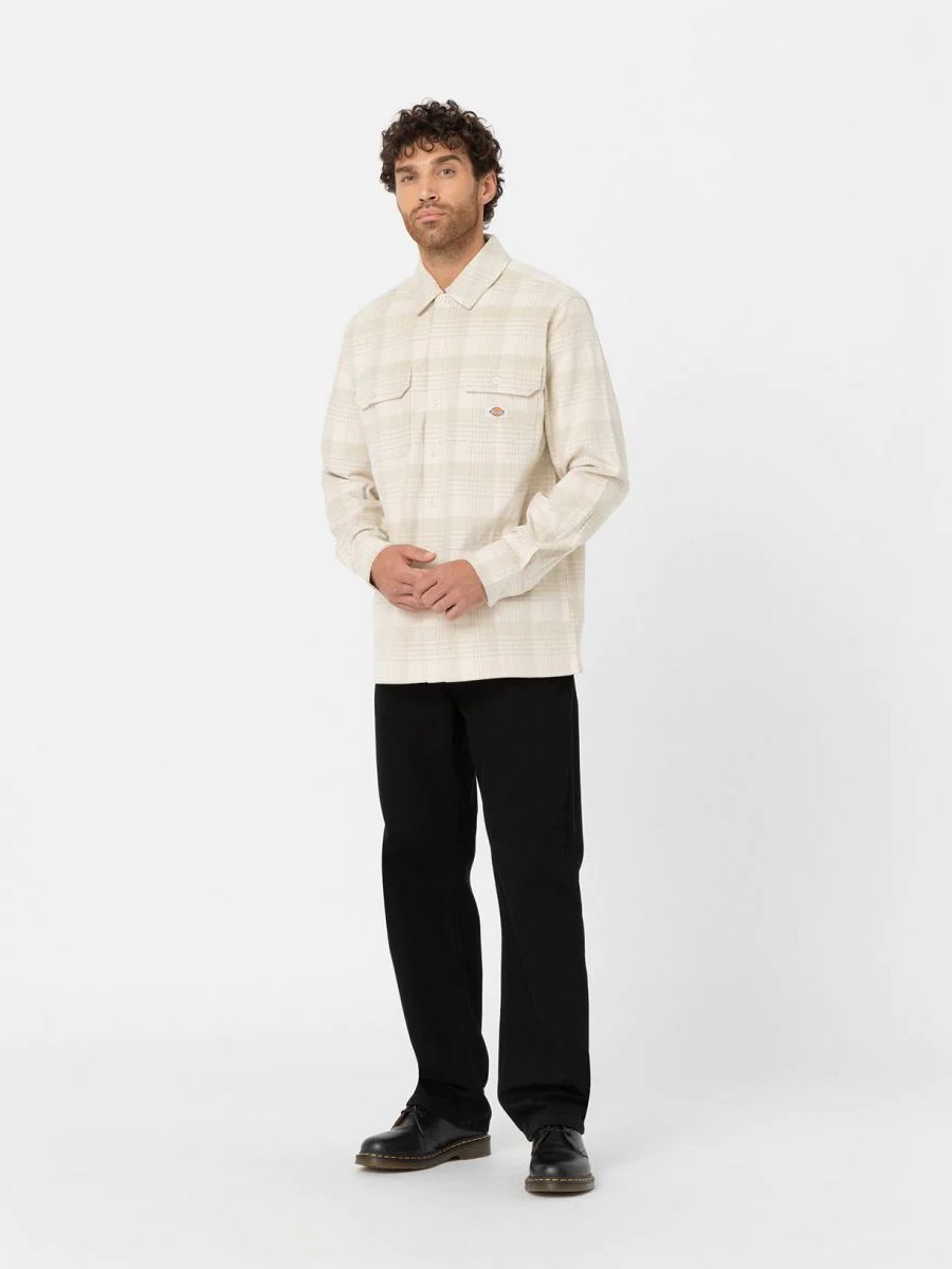 DICKIES ALMA CHECK SHIRT LIGHT BASE