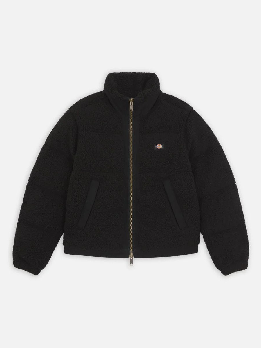 DICKIES MOUNT HOPE PUFFER JACKET KNIT BLACK