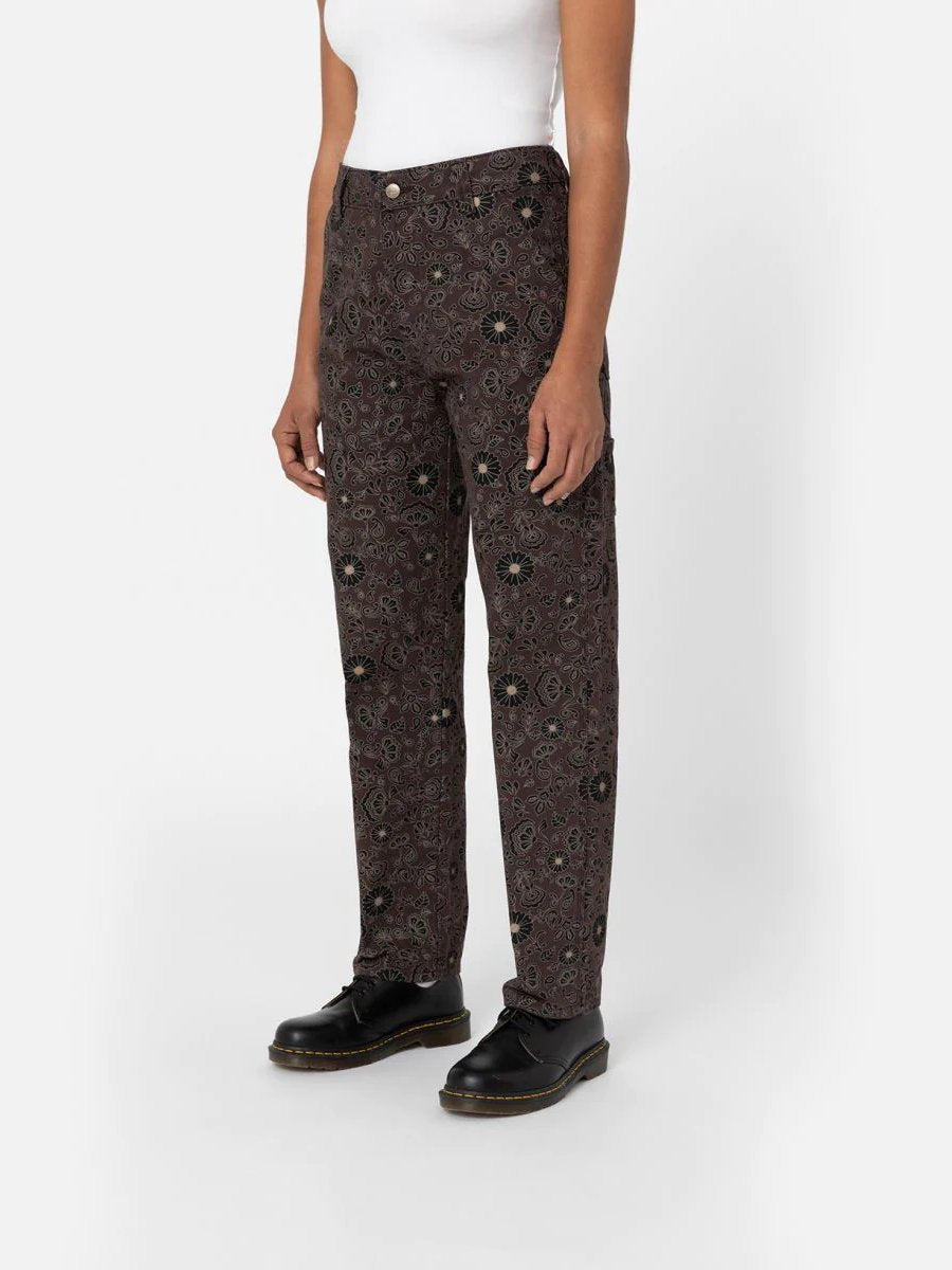 DICKIES ELLIS FLORAL PANT DARK BASE