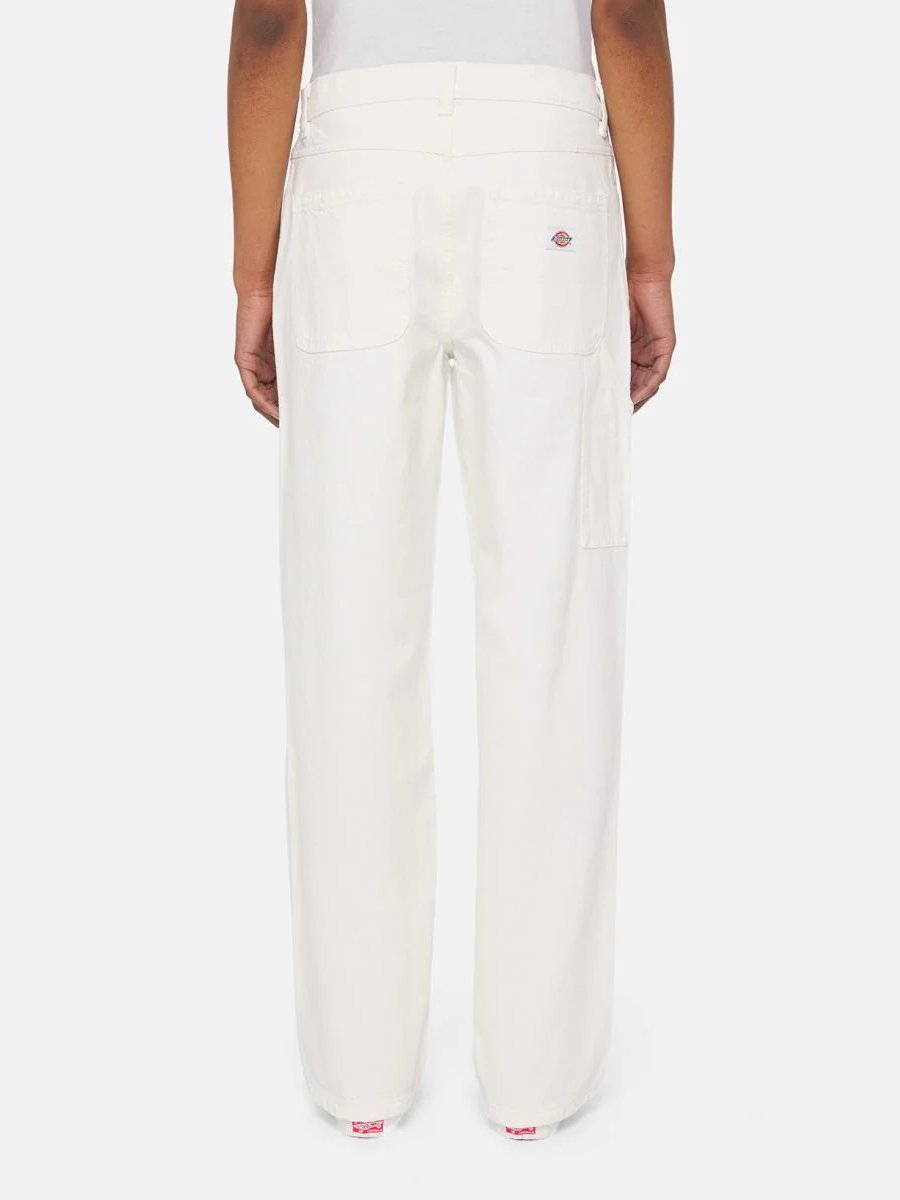 DICKIES HERNDON LOOSE FIT DENIM JEANS WHITE