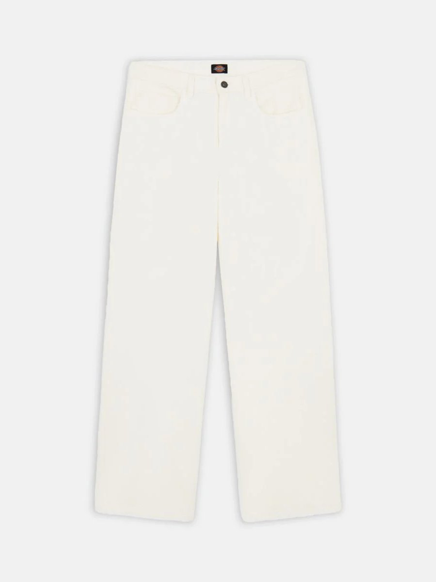 DICKIES HERNDON LOOSE FIT DENIM JEANS WHITE