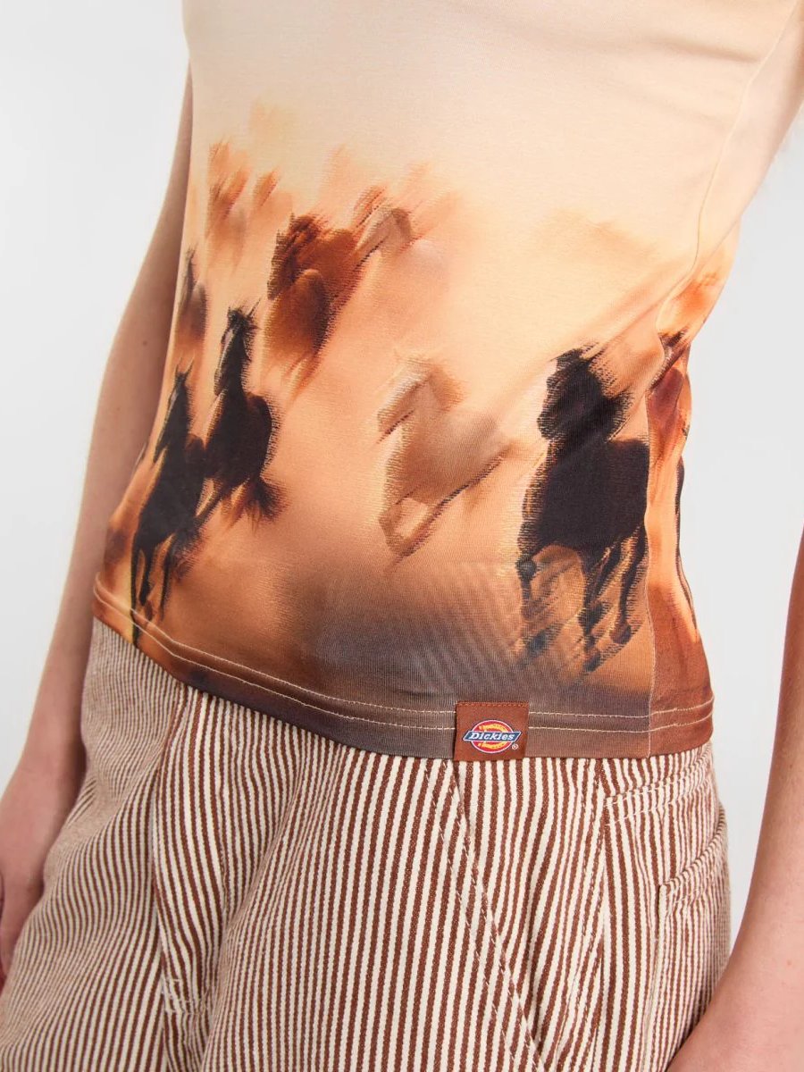 DICKIES RUNNING WILD TOP OAK BUFF