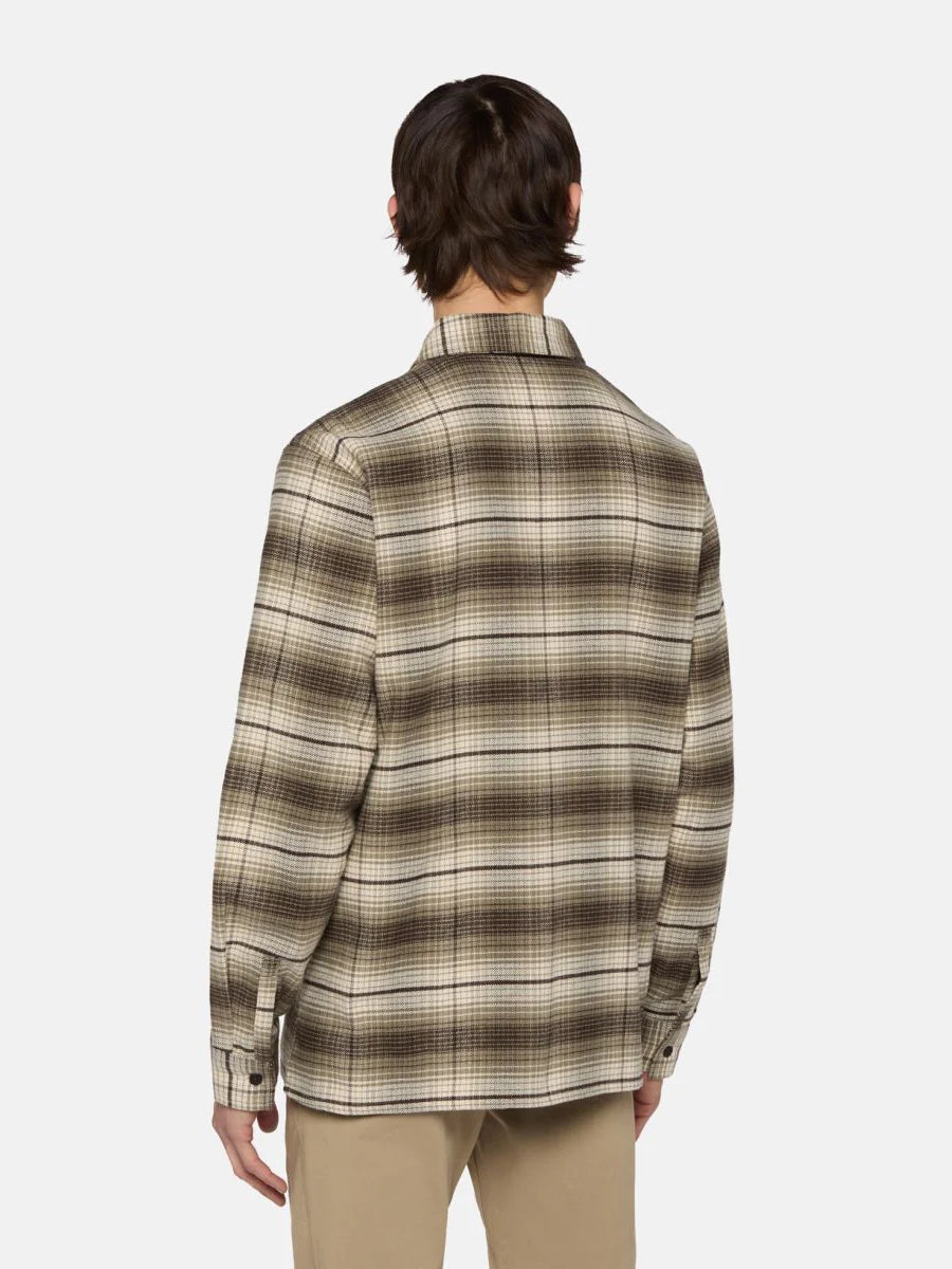 DICKIES FOREST CHECK SHIRT IMPERIAL GREEN