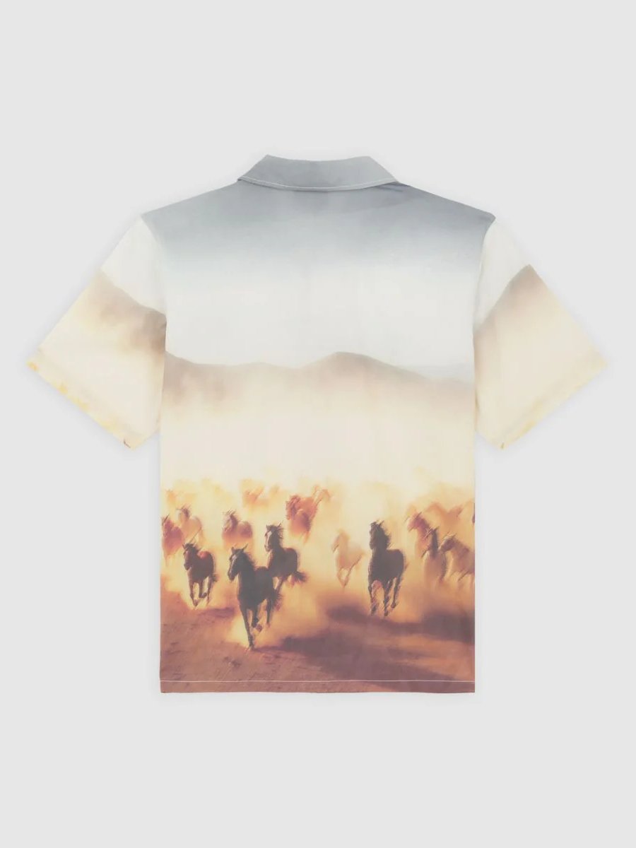 DICKIES RUNNING WILD S/S SHIRT OAK BUFF