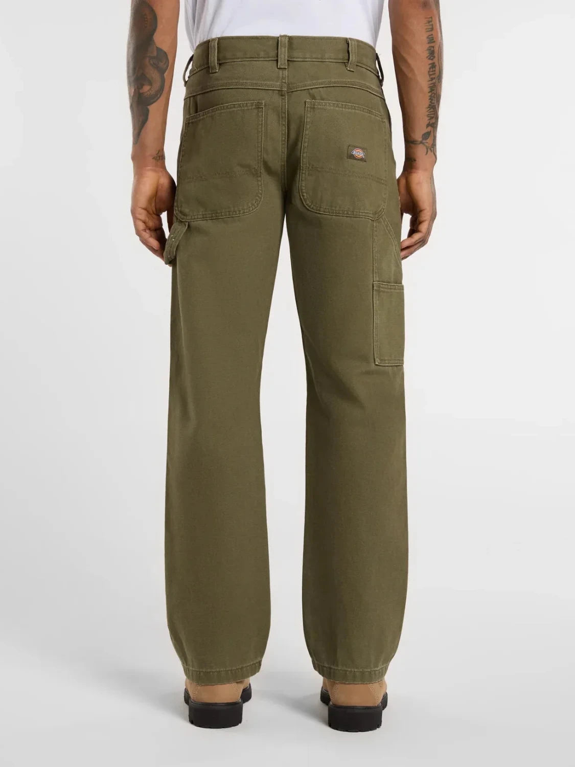 DICKIES CANVAS CARPENTER PANT MILITARY GREEN