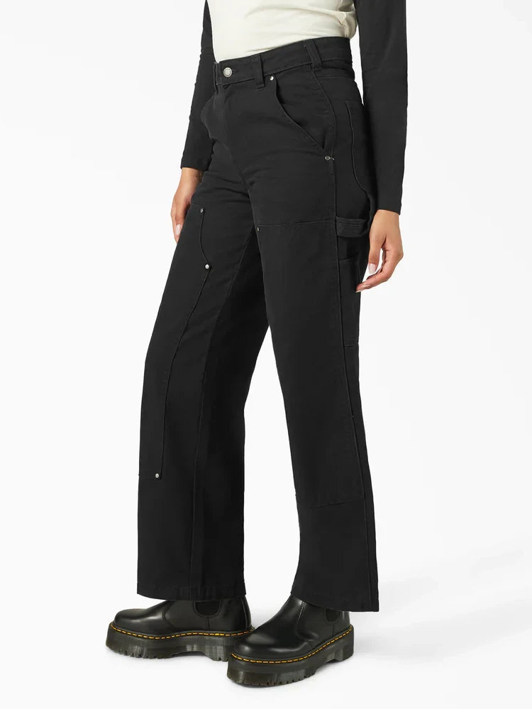 DICKIES DOUBLE KNEE CANVAS PANT BLACK