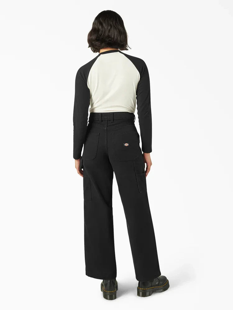DICKIES DOUBLE KNEE CANVAS PANT BLACK